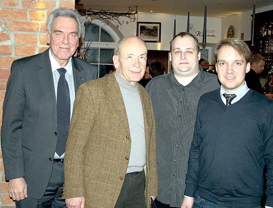 Von links: R. Rauchfuss, T. Winzer, S. Kolze und T. Thalhammer.	Foto: privat