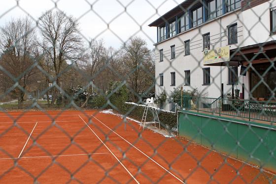 Die Anlage der Tennisabteilung im TSV 1860 München. Foto: A. Wild