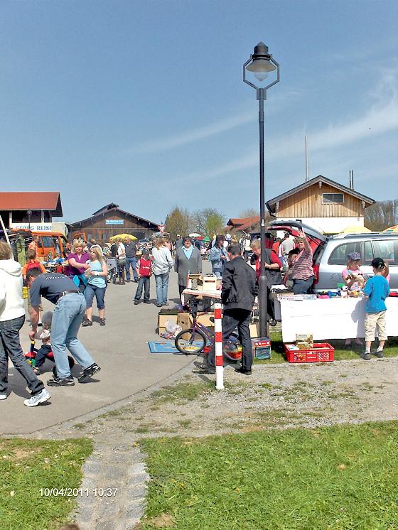Am 14. April findet wieder ein Flohmarkt in Berganger statt.	Foto: privat