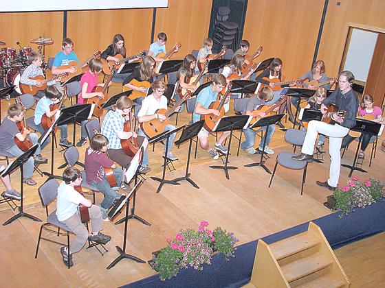Die Gitarrennacht der Kreismusikschule findet in diesem Jahr zum ersten Mal statt. 	Foto: privat