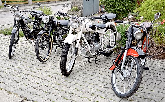 Wahre Schätze lassen sich beim ersten Grasbrunner Motorrad-Oldtimer-Treffen bestaunen.	Foto: VA
