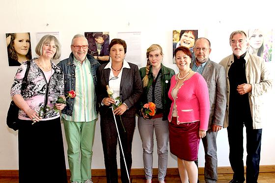 Sabine Nagel, Dietrich Metzger, Irmgard Badura, Andrea Krallinger, Diana Stachowitz, Gerhard Wimmer, Heinrich Schöneich (von links).	Foto: VA