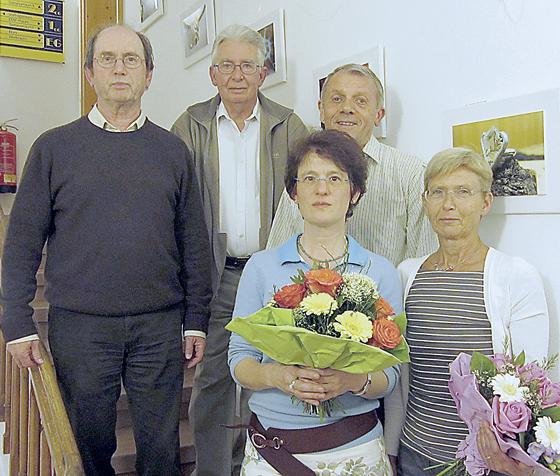 Das neue Team der VHS (v.r.): Waltraud Specker, Werner Brenner, Lydia Matuschtik, Alfred Graf von Matuschka und Peter Burger.	Foto: aba