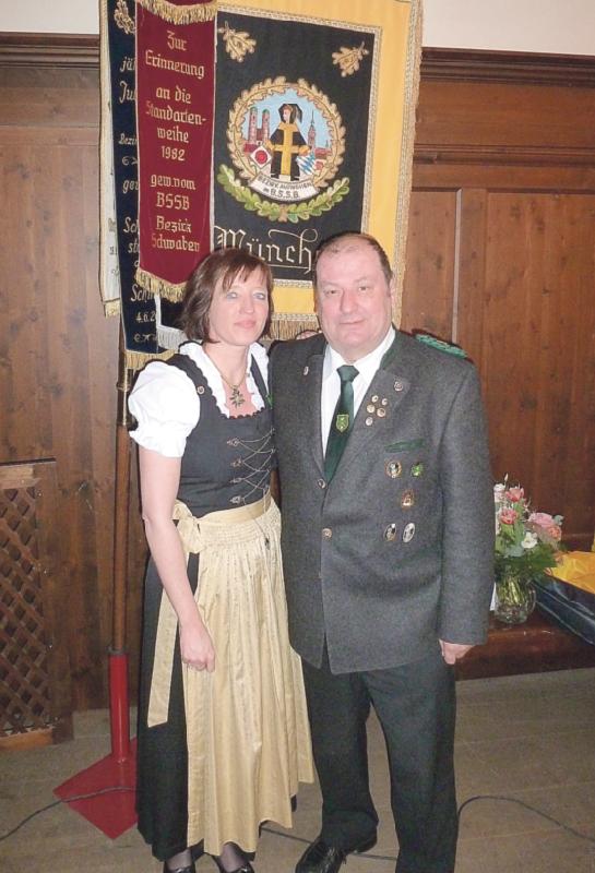 Monika Steinkohl und Rudolf Sturm wurden für ihre Verdienste geehrt. Foto: privat
