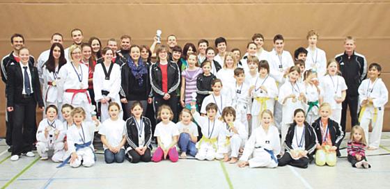 Mit einem vereinsinternen Turnier feierte die Neubiberger Taekwondo-Abteilung ihren stolzen 30. Geburtstag. Foto: VA