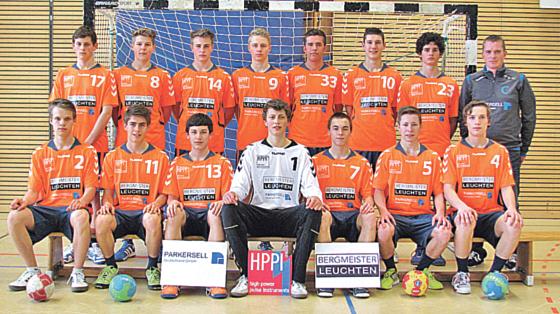 Die B-Junioren der Handball-Abteilung beim TSV  Trudering. Foto: privat