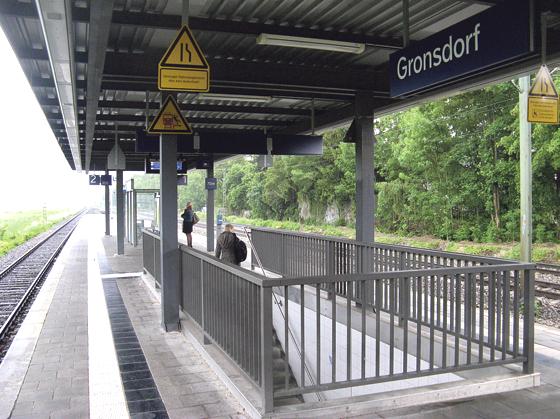 Der S-Bahnhof in Gronsdorf wird nicht mit Vedoüberwachung ausgestattet.	Foto: privat