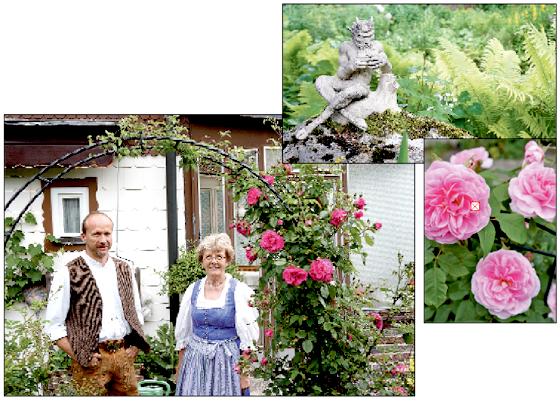 Andreas und Agnes Ringk freuen sich auf viele Gäste beim Tag der offenen Gartentür am Sonntag. 	Fotos hw