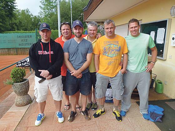 Die Herrenmannschaft des TC-Kirchheim. Foto: privat