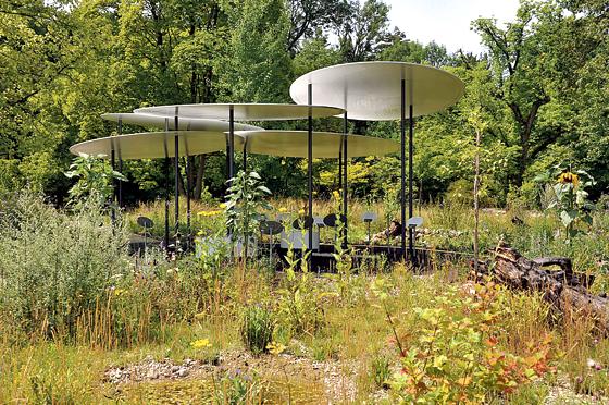 Beim Pavillon »Schmetterling & Co.« gedeihen insektenfreundliche Pflanzen.	Foto: VA