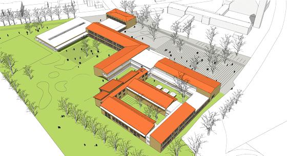 Ein wahres Schmuckstück soll die neue, alte Grundschule in Deisenhofen werden, wird mit 22,7 Millionen Euro aber auch kein Schnäppchen. 	Foto: VA