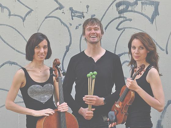 Das »Rossel Trio mit Violine & Vibraphon«. 	Foto: VA