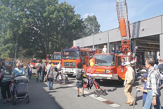Die Feuerwehr öffnet zum Ottostraßenfest ihre Türen. Foto: FFO