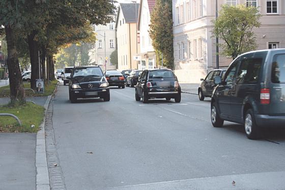 Anwohner aus der Pelkovenstraße haben sich über den starken Verkehr und die Raserei vor ihrer Haustüre beklagt. Foto: ws