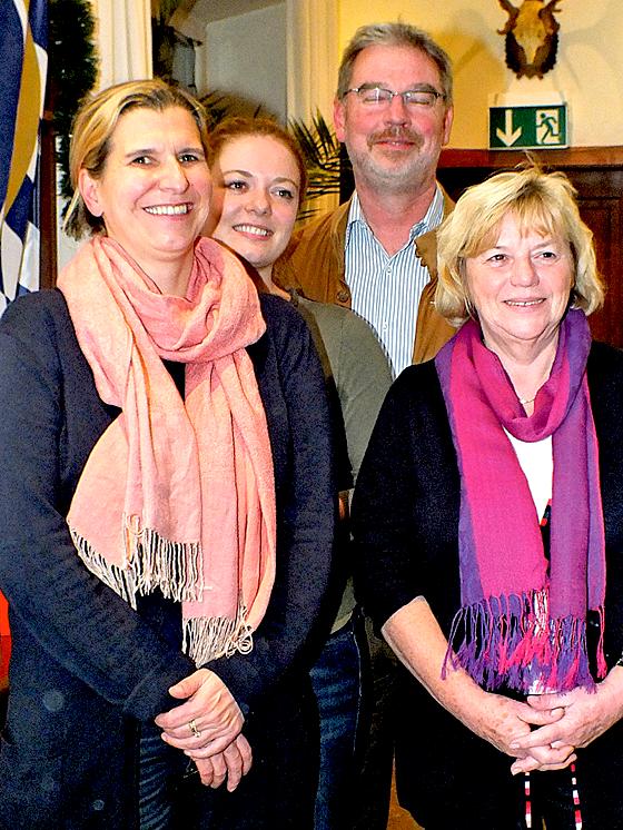 Julia Schönfeld-Knor, Nadine Ponsel, Alexander Reissl und Johanna Salzhuber genießen Vertrauen.	Foto: VA