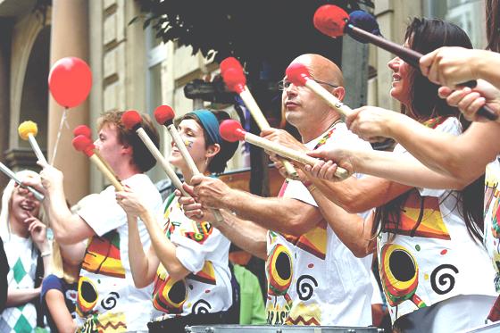 Die Percussion-Formation »Münchner Ruhestörung« feiert Jubiläum. 	Foto: VA
