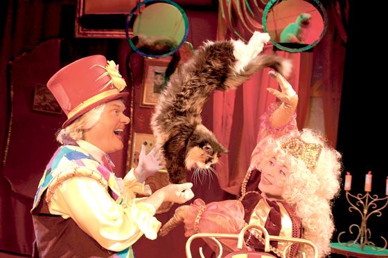 Beim Moskauer Katzentheater sind die pelzigen Vierbeiner die Stars der Show.	Foto: Stadthalle Erding