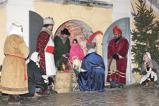 Für große und kleine Gäste wollen die Birkenstoaner die Weihnachtsgeschichte lebendig machen.	Foto: VA