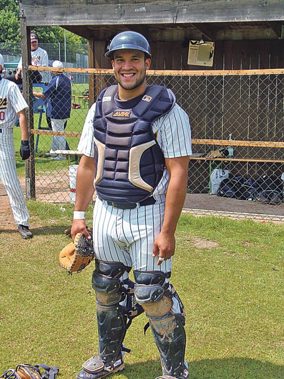 Mateo Gatica, hier in seiner gepanzerten Ausrüstung für die Catcher-Position.	Foto: VA