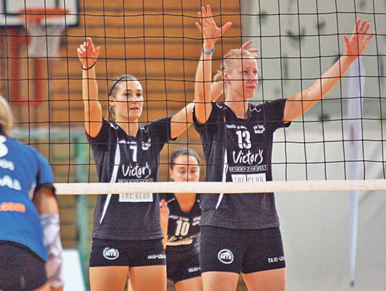 Die Volleyballerinnen mussten sich in Chemnitz geschlagen geben. 	F.: Lohhof