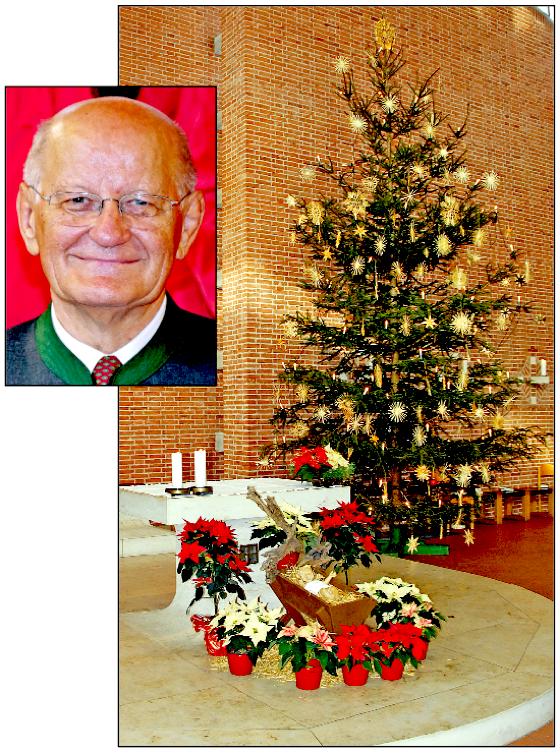 Gedanken zu Weihnachten gibt es von Pfarrer Franz Muck von St. Ulrich in Unterschleißheim.  	Fotos: privat