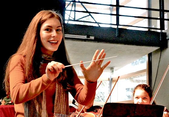 Anna Isabella Handler hat das musikalische Talent in die Wiege gelegt bekommen, jetzt will sie eine Karriere daraus machen. 	Foto: Boschert