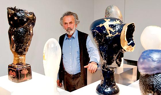 Erwin Eisch zeigt in der Alexander Tutsek-Stiftung seine Skulpturen.	Foto: VA