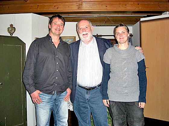 Der neue Vorstand des FC Dreistern (v.l.): Michael Thurn, Herrmann Kitzer und Sabine Kitzer.	Foto: FC