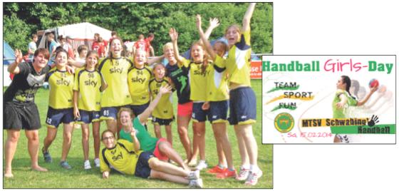 Für Handball begeistern: Mit dem Girls-Day wollen die Verantwortlichen beim MTSV den weiblichen Nachwuchs fördern.	Foto: MTSV