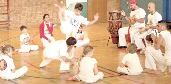 Die brasilianische Sportart Capoeira macht Kindern sehr viel Freunde.	Foto: VA