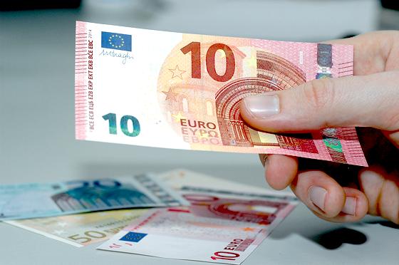So sieht der neue 10 Euro-Schein aus. 	Foto: Bundesbank