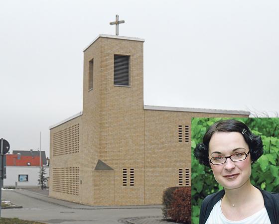 Juliane Fischer (rechts oben) ist die neue Pfarrerin für Hallbergmoos. Am  2. März wird sie in der Emmaus-Kirche in ihr Amt eingeführt.	Fotos: kw, privat