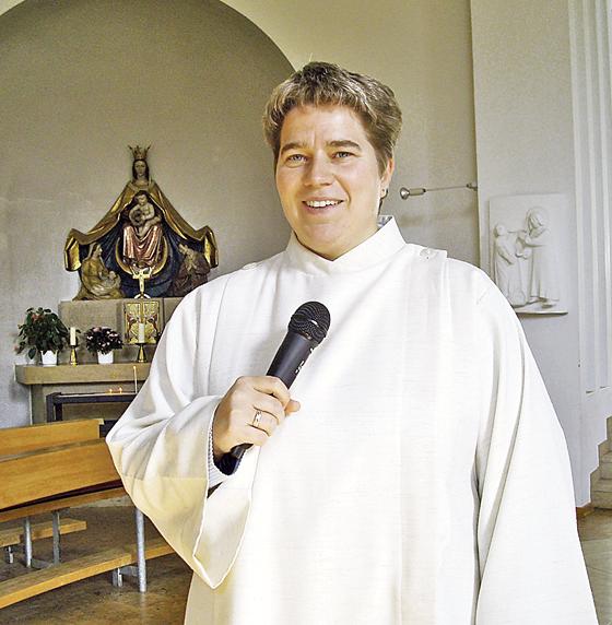 Gemeindereferentin Christine Strauß lädt herzlich zu »stay and pray« ein. 	Foto: VA