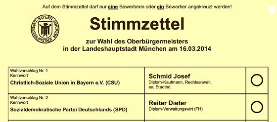 Zwischen Josef Schmid und Dieter Reiter dürfen die Münchner nochmal abstimmen.	Foto: LH München