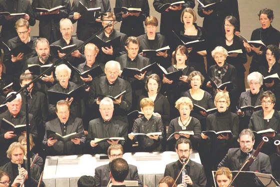 Am 6. April singt der Markus-Chor Stücke von Duruflés und Mahler.	Foto: Markus-Chor München
