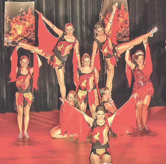 Die Tänzerinnen des SNR.	Foto: Verein