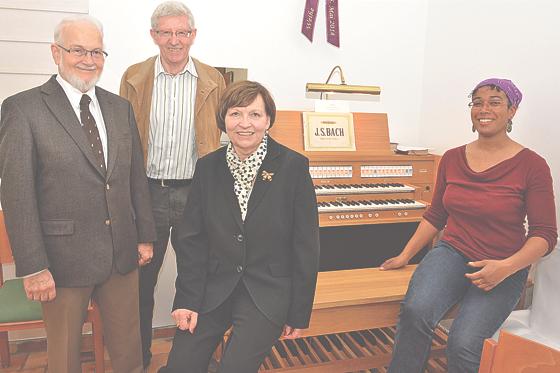 Siegfried Lutz, Werner Geißdörfer, Gisela Rellecke und Organistin Patrica Ott (v.l.n.r.).	Foto: privat