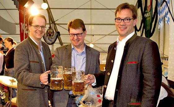 Markus Rinderspacher, Ralf Stegner und Florian  Pronold (von links nach rechts).	Foto: privat