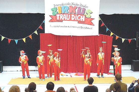 Schüler der Icho-Grundschule zeigten am vergangenen Samstag ihr ganzes Zirkus-Können.	Foto: privat