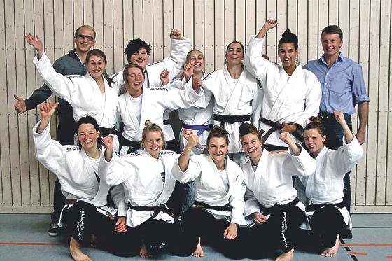 Die Judo-Damen aus Lenggries und Holzkirchen bleiben in der Landesliga ungeschlagen.	F: Martin Gerrer