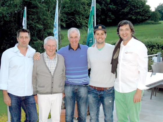 Peter Vit (v. l.), Helmut Hampel, Fritz Fischer, Thomas Fischer und Ralf Heincke.	Foto: Roland Wagner