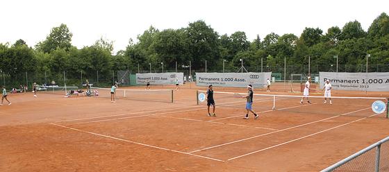 Die Tennisanlagen des SC Eching sind in der Heidestraße 31 angesiedelt.	Foto: Verein