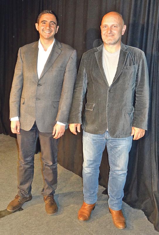 Der neue Beisitzer im Vorstand Umur Aritkan (links) und der Ortsschatzmeister Roland Zier 	Foto: VA