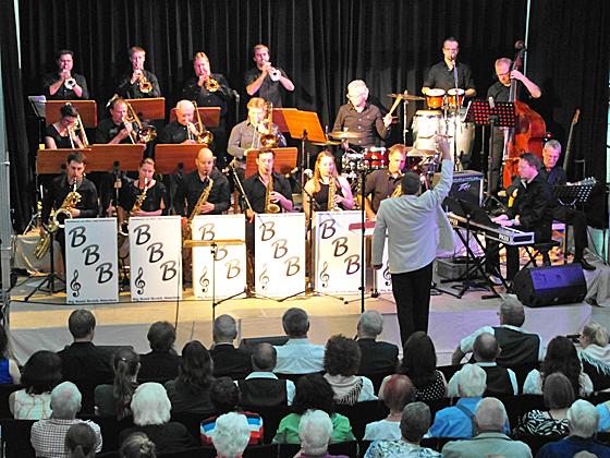 Verschiedene Jazzstile bot die Big Band des Bezirks München bei ihren zwei Konzerten.	Foto: VA