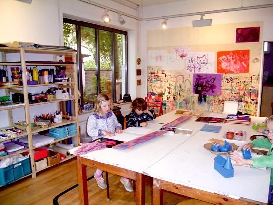 Die kreative Selbstentfaltung der Kinder steht bei der Kinderwerkstatt im Vordergrund.	Foto: privat