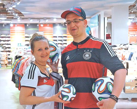 Susann Nawrath und Korbinian Daxner freuen sich auf die WM 2014.