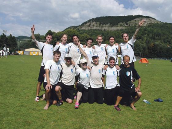 Die Unterföhringer Zamperl sind wieder deutscher Meister im Ultimate Frisbee.	Foto: Verein