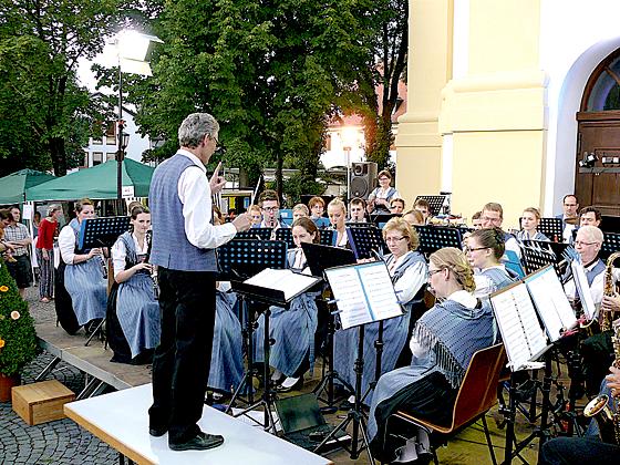 Blasorchester St. Michael spielte buntes Programm von Klassik bis Pop.	 Foto: Susanne Schneider