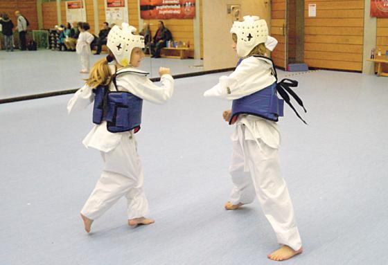 Beim Taekwondo spielen Schnelligkeit und Ausdauer eine große Rolle, aber auch Mentales. Foto: Verein