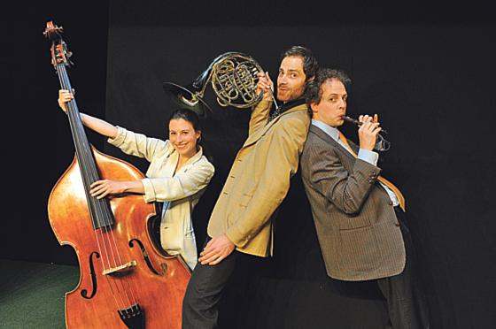 Das Trio Riscant: Schauspieler, musikalische Komödianten und komödiantische Musiker.	Foto: C.Hess